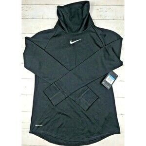 NEW NIKE Women's Aero React Turtleneck Black Medium Retails $135